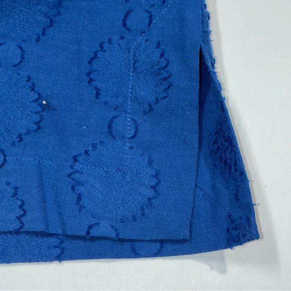 Lilly Pulitzer Cotton Amelia Island Tunic Top Large Navy Coral Gold Resort - Picture 6 of 11